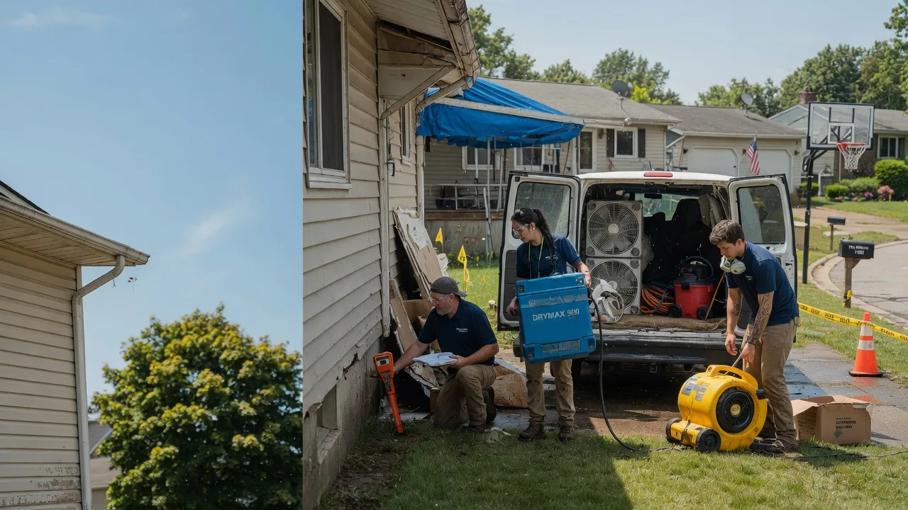 Ceiling Leak Cleanup in Clarksville, PA near me